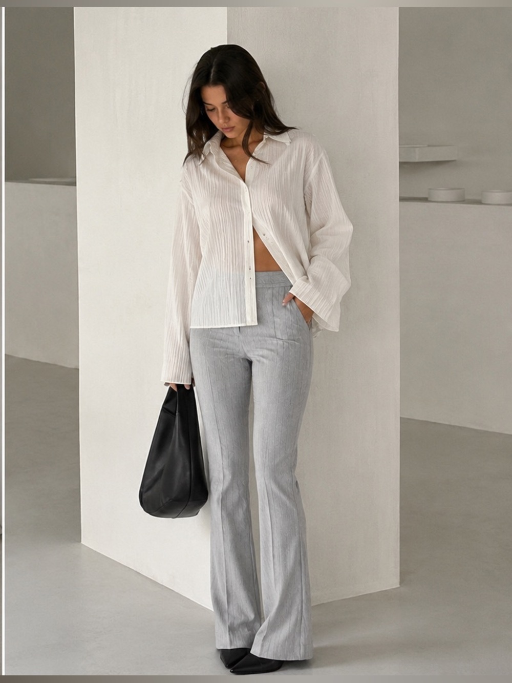 New Zara pinstripe trousers blogger fav - Picture 6 of 10